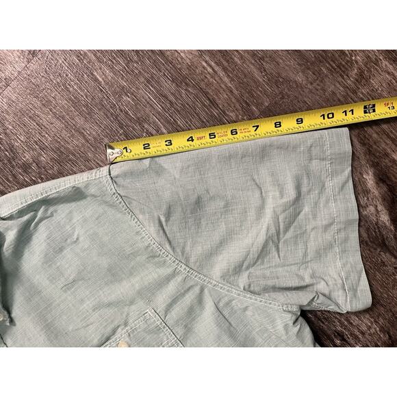 US Polo Assn Size XXL Pale Blue Button Down Short Sleeve Casual Shirt Men’s - Picture 6 of 6